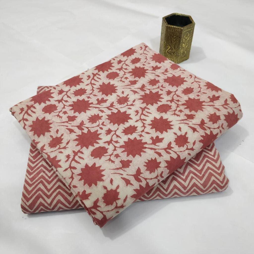 Hand Block Printed Cotton Fabric