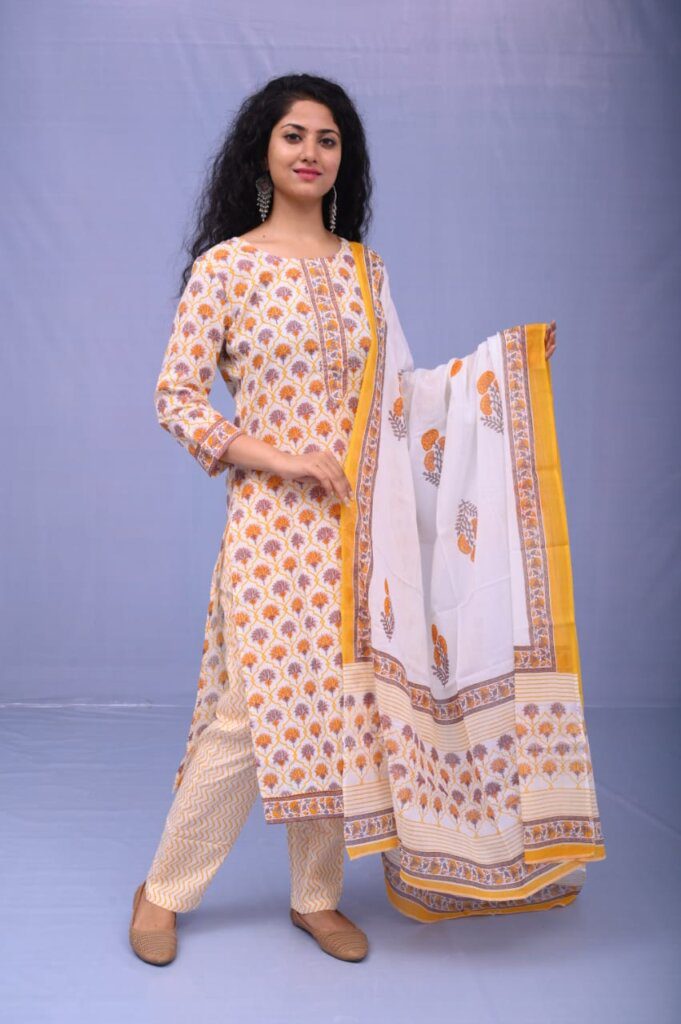 cotton salwar suit for women