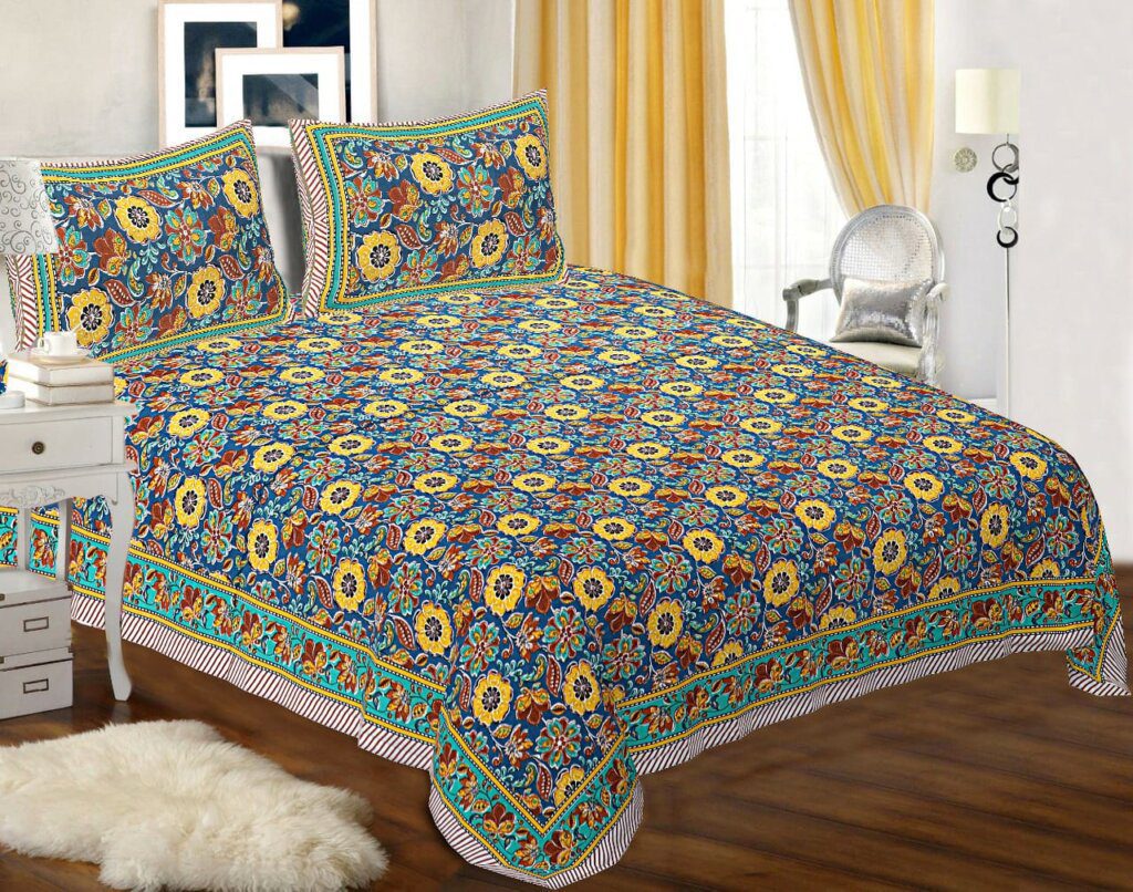 floral bedsheet