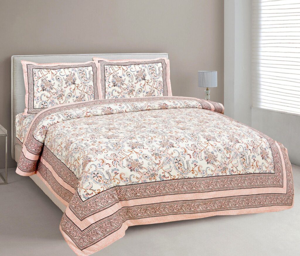 double bed sheet price