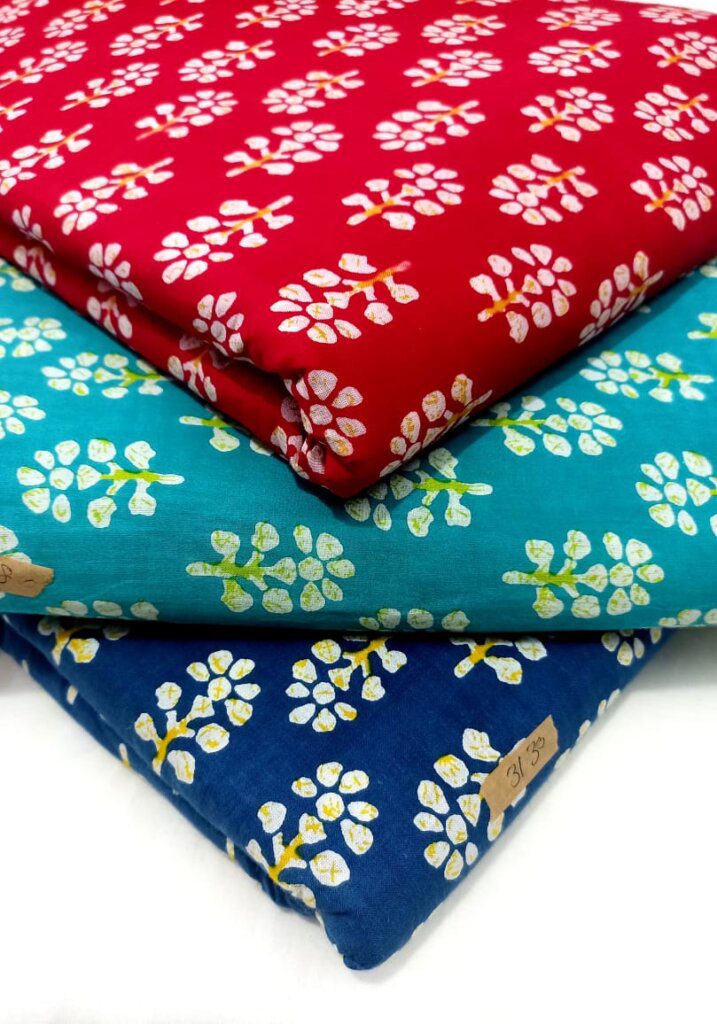 pure cotton printed fabric