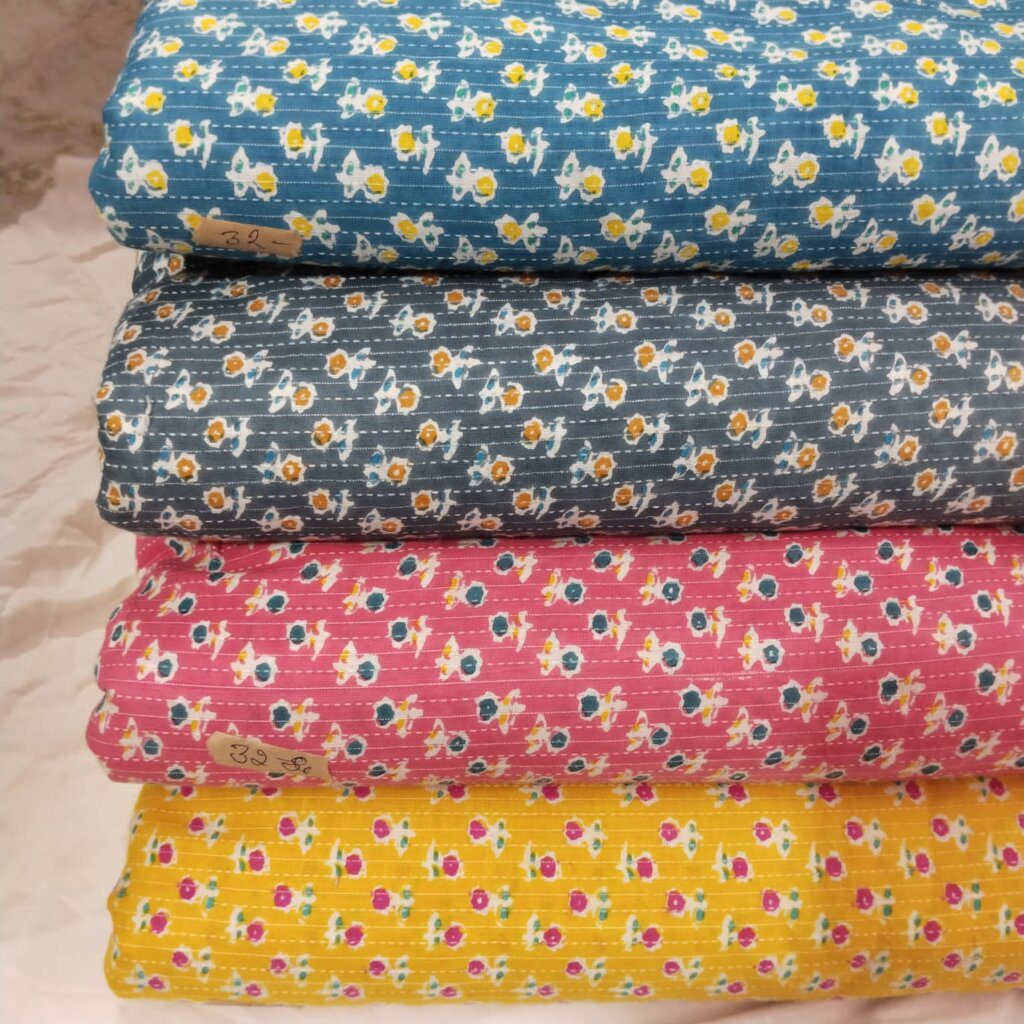 floral print cotton material