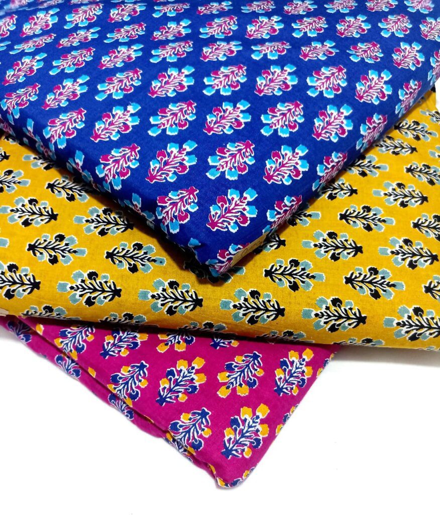 unique cotton fabric prints