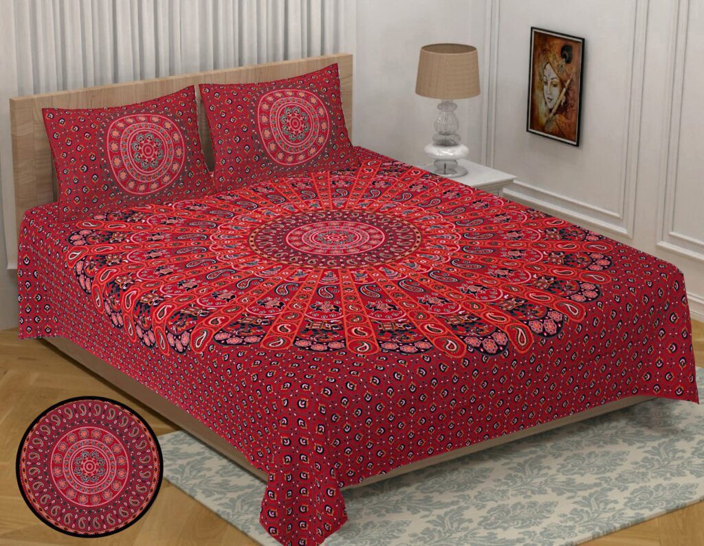 Cotton Printed Bed Sheet