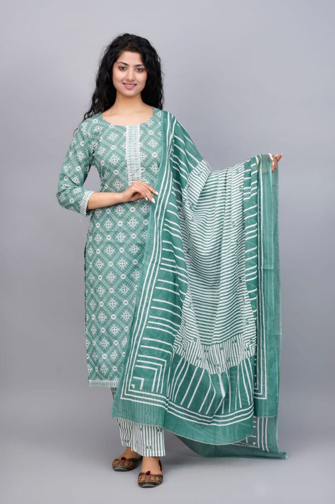 Party Wear Cotton Suits