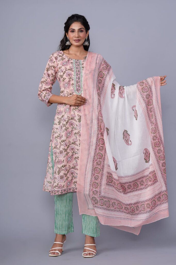 Party Wear Cotton Salwar Suits