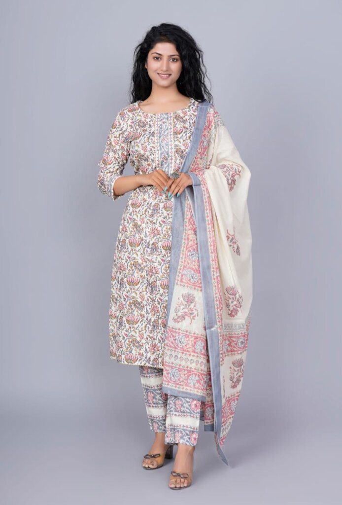 Designer Ladies Cotton Suits