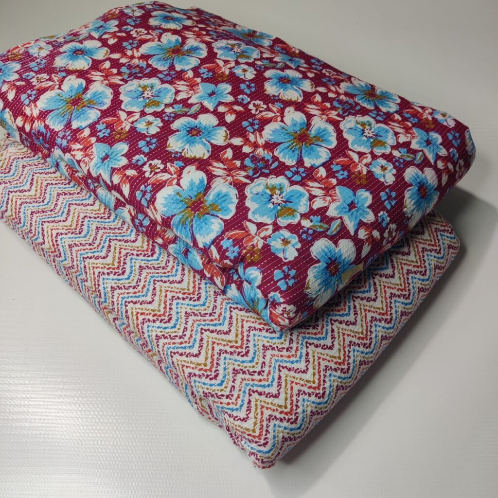 unstitched cotton top bottom fabric